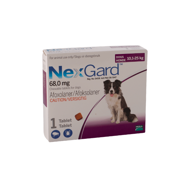 NexGard Chewables Tick & Flea Control for Large Dogs 1 Tablet Pet food City