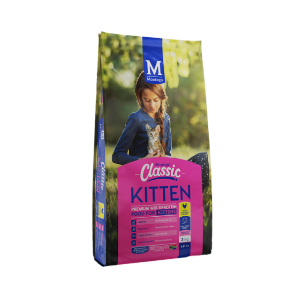 Montego kitten food 3kg