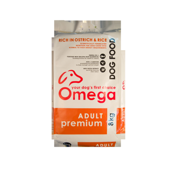 Omega Adult Premium dog food 8kg
