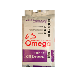 Omega Puppy Ostrich all breed 8kg
