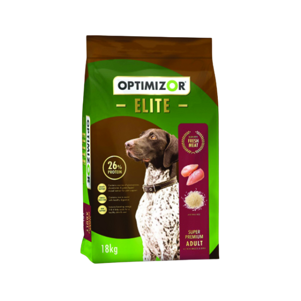 Optimizor elite adult dog food 18kg