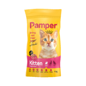 Pamper Dry Cat Food Kitten 1kg