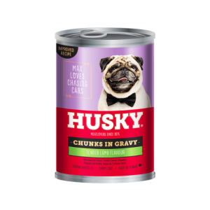 Husky Wet Dog Food Chunks in Gravy Lamb 12X385g