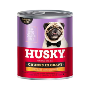 Husky Wet Dog Food Chunks in Gravy Chicken 775g