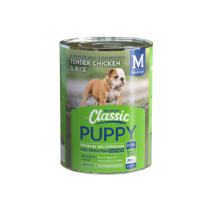 Montego Puppy Tin Chicken 385G