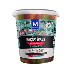Montego Chewies Beef & Veggies Sticks Tub 500G