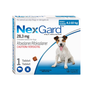 NexGard Medium Dogs 4.1-10kg 1 Tablet Single Dose