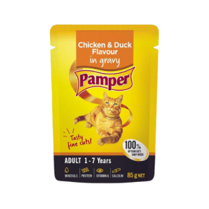 Pamper Fine Cut Sachets Chicken & Duck 85g