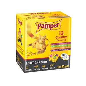 Pamper Multi Pack Country Favorites 12X85g