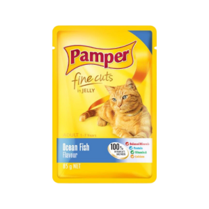Pamper Fine Cut Sachets Ocean Fish 36X85g