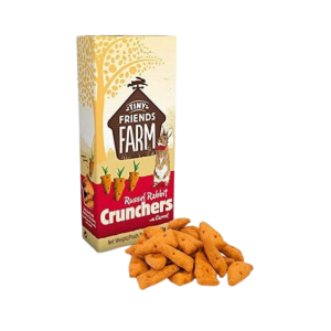 Tiny Friends Farm Russel Rabbit Crunchers  With Carrot  120G