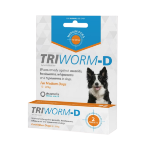 Triworm-D Medium Dogs Orange 10-20KG