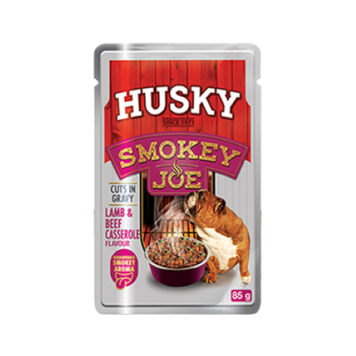 husky pouch beef and lamb dog food
