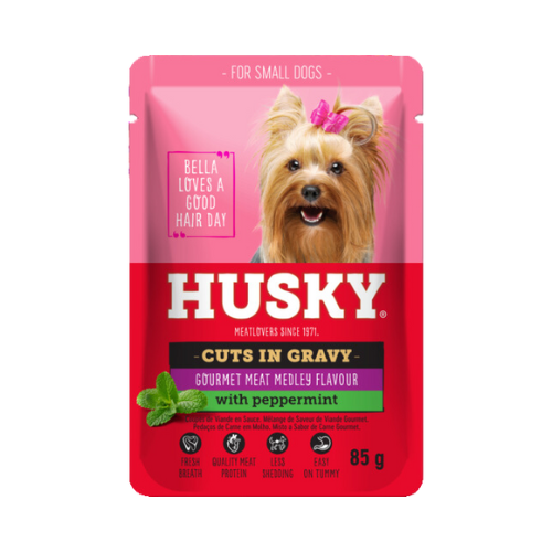 husky pouch mixed medley dog food